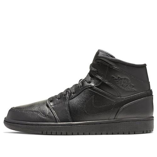 Air Jordan 1 Mid ??Triple Black?? 554724-090