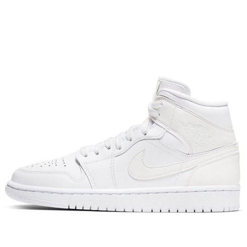 (WMNS) Air Jordan 1 Mid ??White Ivory?? BQ6472-112