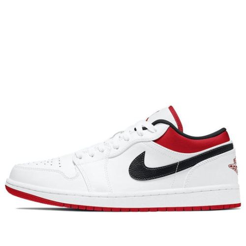 Air Jordan 1 Low ??White University Red?? 553558-118