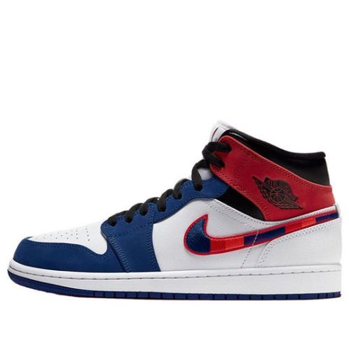 Air Jordan 1 Mid ??Multicolored Swoosh?? 852542-146