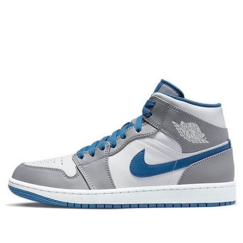 Air Jordan 1 Mid ??Cement Grey True Blue?? DQ8426-014