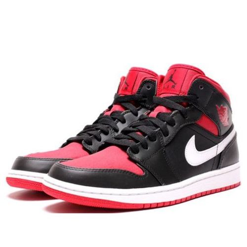 Air Jordan 1 Mid ??Black Gym Red?? 554724-020