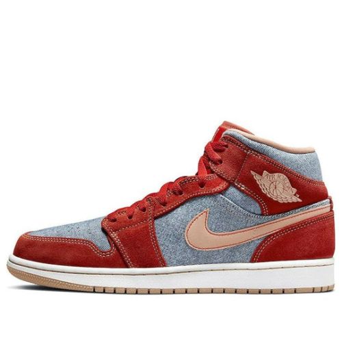 Air Jordan 1 Mid ??Denim Red?? DM4352-600