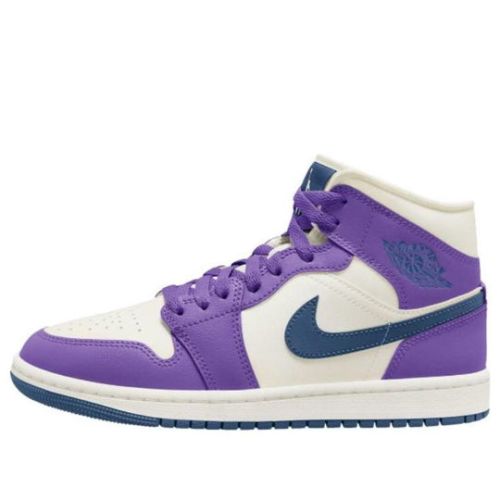 Jordan Air Jordan 1 Mid ??Purple White?? BQ6472-504