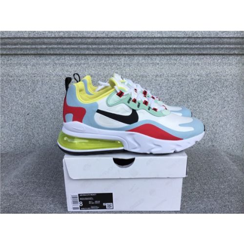 Nike Air Max 270 React Air Cushioned Running Shoe AO6174-002