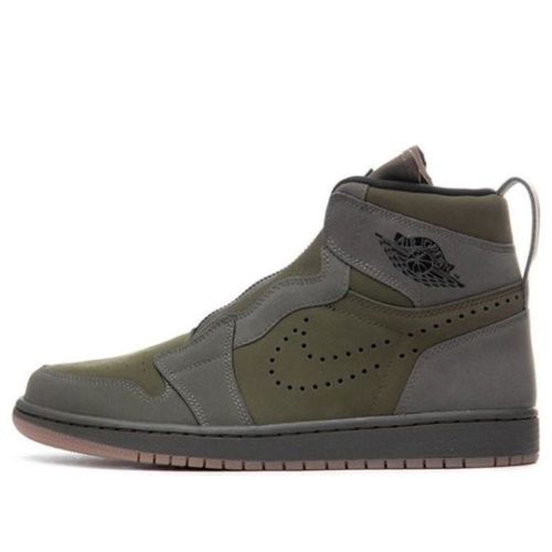 Air Jordan 1 High Zip ??Olive Canvas?? AR4833-300