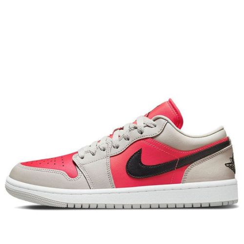 (WMNS) Air Jordan 1 Low ??Light Iron Ore Siren Red?? DC0774-060