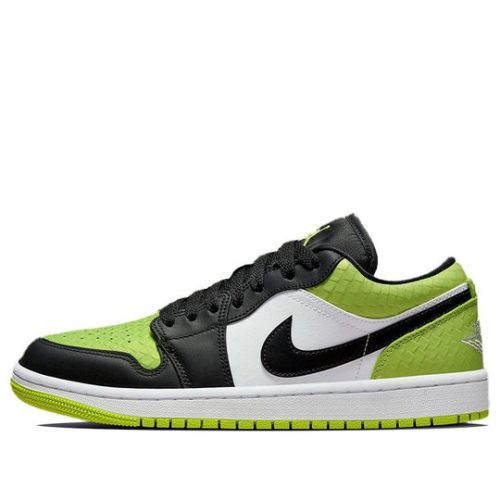 (WMNS) Air Jordan 1 Low SE ??Vivid Green Snakeskin?? DX4446-301