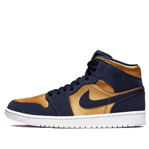 Air Jordan 1 Mid SE Premium ??Stain Gold?? 852542-401