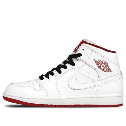 Air Jordan 1 Retro Mid ??White Gym Red?? 554724-103