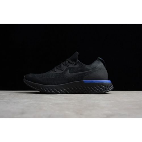 NIKE EPIC REACT FLYKNIT BLACK RACER BLUE AQ0067-004