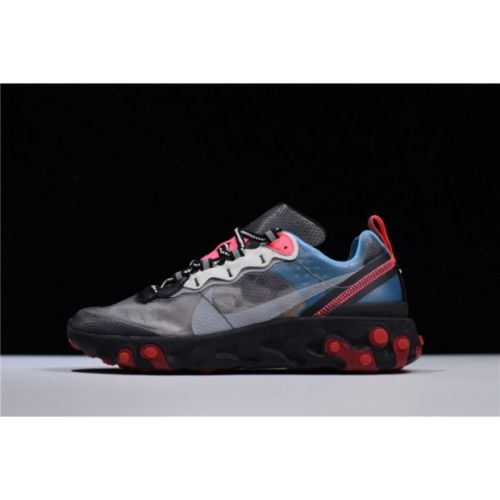 Nike React Element 87 Blue Chill Solar Red AQ1090-006