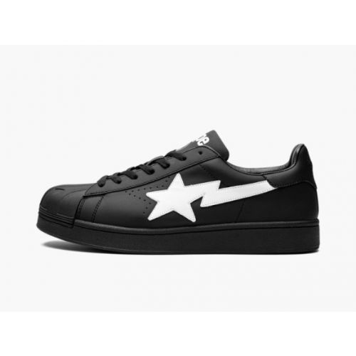 A BATHING APE® Womens SKULL STA L Black