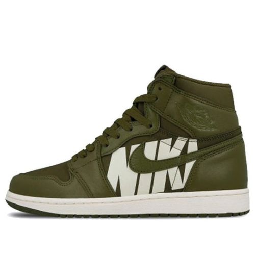 Air Jordan 1 High OG ??Olive Canvas?? 555088-300