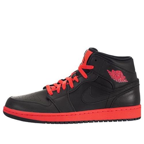 Air Jordan 1 Retro Mid ??Black Infrared?? 554724-043