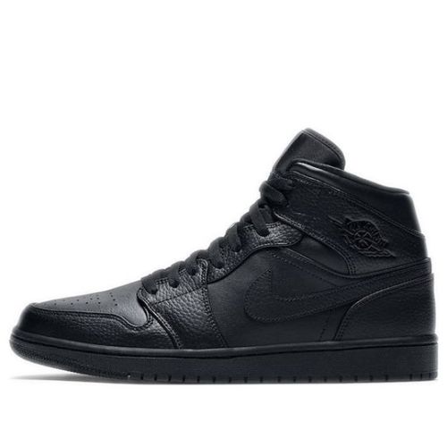 Air Jordan 1 Mid ??Triple Black?? 2020 554724-091