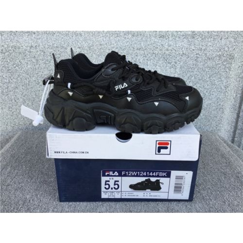 Fila heightened retro casual running shoes old shoes F12W124144FBK