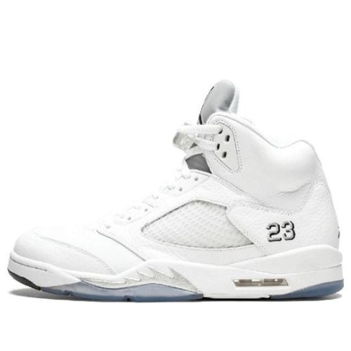 Air Jordan 5 Retro ??Metallic White?? 2015 136027-130