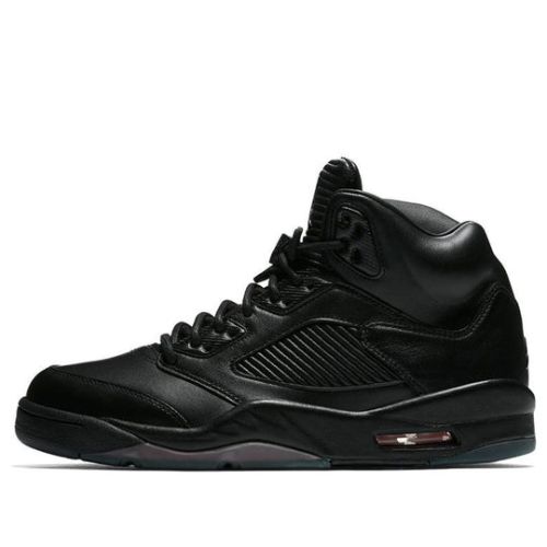 Air Jordan 5 Retro Premium ??Triple Black?? 881432-010