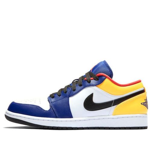 Air Jordan 1 Low ??White Deep Royal Blue?? 553558-123