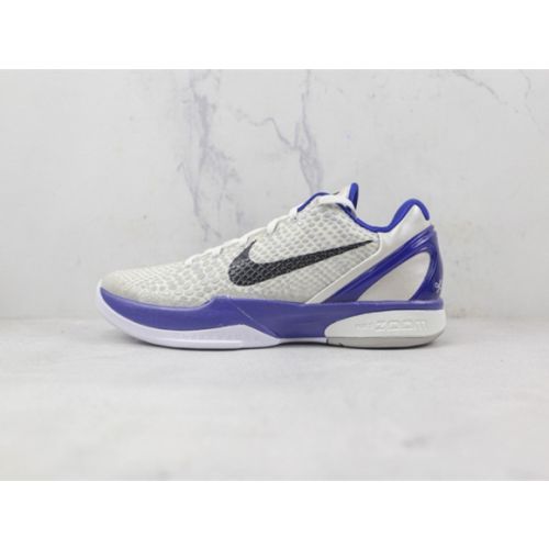 Nike Zoom Kobe 6 White Blue Black 436311-100