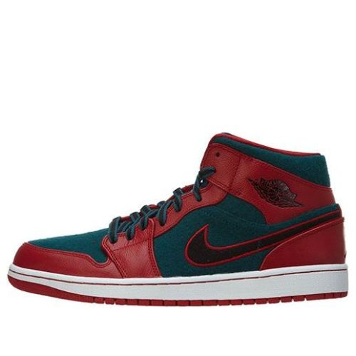 Air Jordan 1 Mid ??Gym Red Dark Sea?? 633206-608