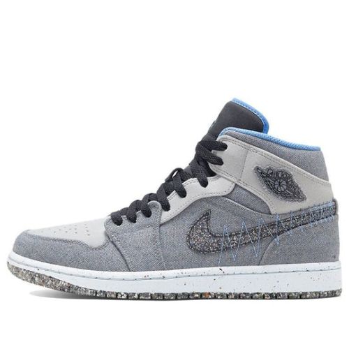 Air Jordan 1 Mid ??Crater Grey University Blue?? DM3529-004