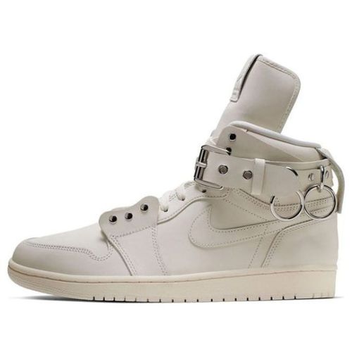 Comme des Garons x Air Jordan 1 Retro Strap High ??White?? CN5738-100