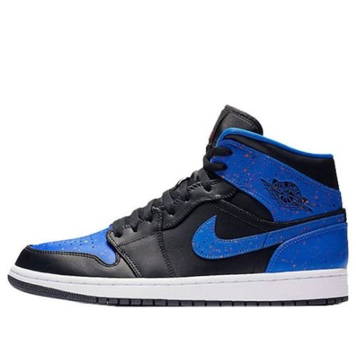 Air Jordan 1 Mid ??Royal Splatter?? 554724-048