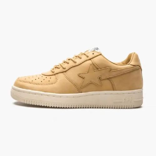 A BATHING APE® Mens BAPE STA YELLOW NUBUK (4)