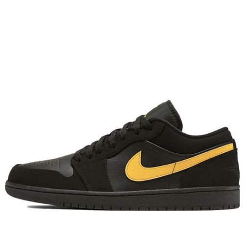 Air Jordan 1 Low ??Black University Gold?? 553558-071