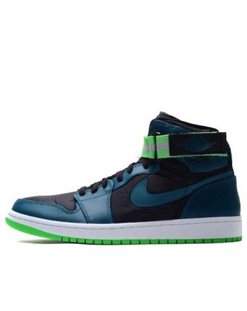 Air Jordan 1 High Strap ??Green Spark?? 342132-013