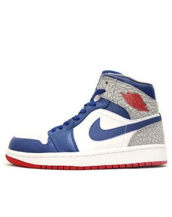 Air Jordan 1 Mid ??True Blue?? 554724-107