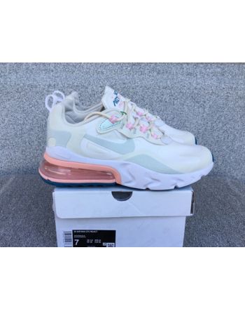 Nike Air Max 270 React Air Cushioned Running Shoe AO6174-100