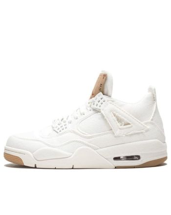 Levi??s x Air Jordan 4 Retro ??White Denim?? AO2571-100