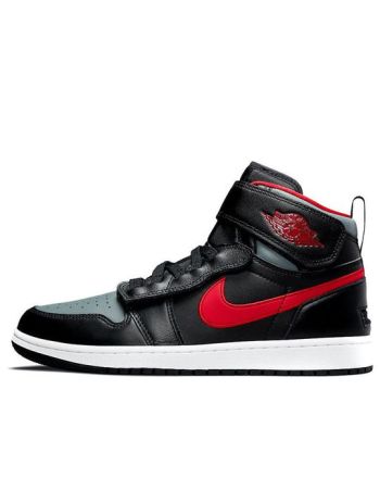 Air Jordan 1 High FlyEase ??Smoke Grey Gym Red?? CQ3835-006