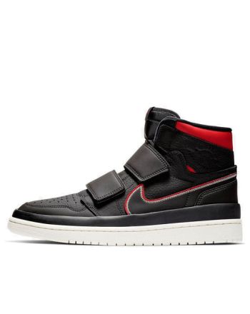 Air Jordan 1 Retro High Double Strap ??Black Red?? AQ7924-016