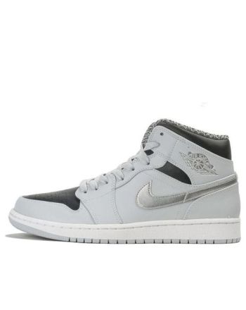 Air Jordan 1 Retro Mid ??Wolf Grey?? 554724-032