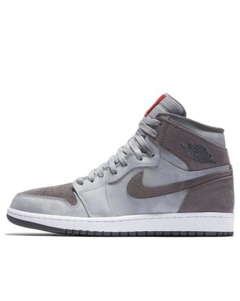 (WMNS) Air Jordan 1 Retro High Camo 3M Wolf Grey ??Gray White Red?? AA3393-027