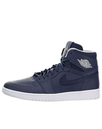 Air Jordan 1 High Nouveau ??Navy Snake?? 819176-407