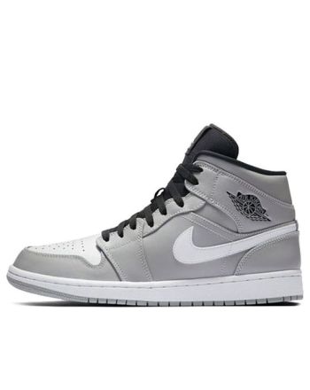 Air Jordan 1 Mid ??Wolf Grey?? 554724-046