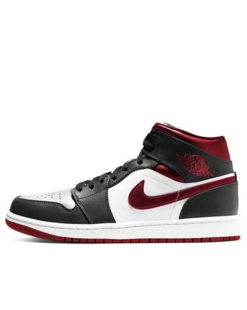 Air Jordan 1 Mid ??Black Gym Red?? 554724-122