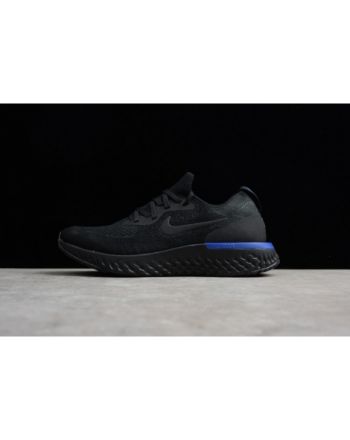 NIKE EPIC REACT FLYKNIT BLACK RACER BLUE AQ0067-004