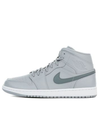 Air Jordan 1 Mid ??Wolf Grey?? 554724-033