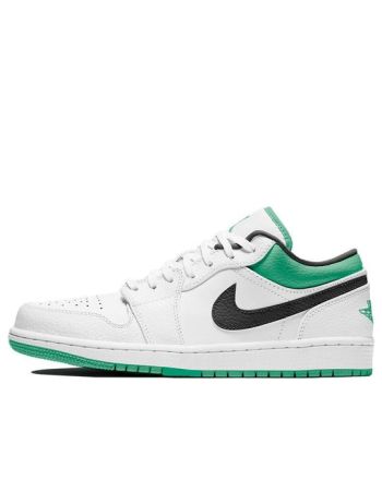 Air Jordan 1 Low ??White Lucky Green?? 553558-129