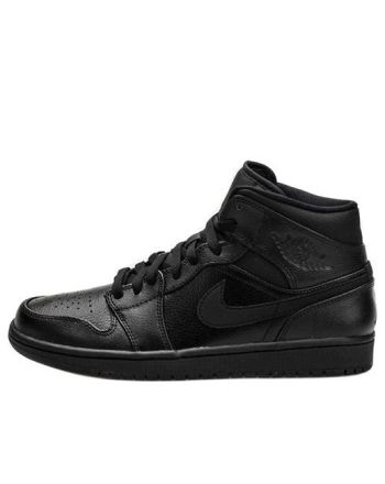 Air Jordan 1 Mid ??Black?? 554724-030