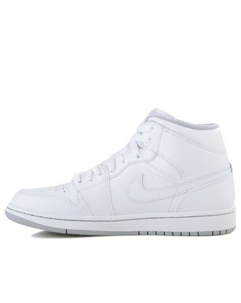 Air Jordan 1 Mid ??White Wolf Grey?? 554724-112