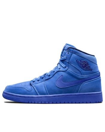 (WMNS) Air Jordan 1 Retro High Premium ??Blue Suede?? AH7389-400