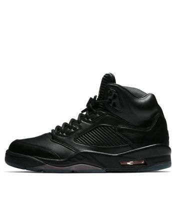 Air Jordan 5 Retro Premium ??Triple Black?? 881432-010