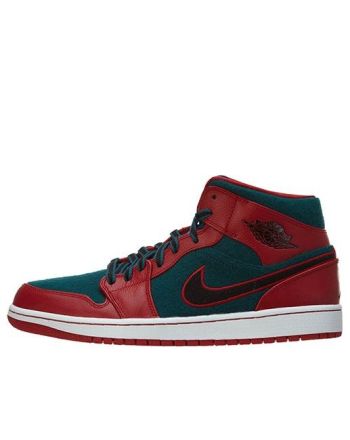 Air Jordan 1 Mid ??Gym Red Dark Sea?? 633206-608